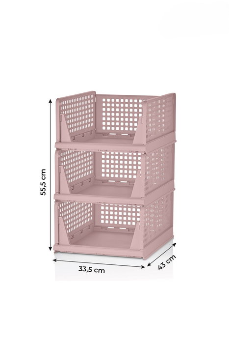Hanah Home Estantería Multiusos Lavine - Powder
